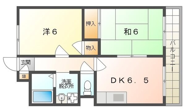 コーポＡＲＡＭＡＮの物件間取画像